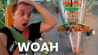 Riding a Seatbelt Only Drop Tower in Branson, Missouri! 200 Foot Tall Terrifying Thrill Ride