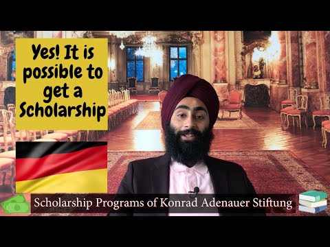 How to get a Scholarship to study in Germany | Konrad Adenauer Stiftung | Masters | PhD |