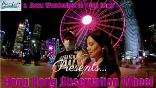 Hong Kong Observation Wheel At Night