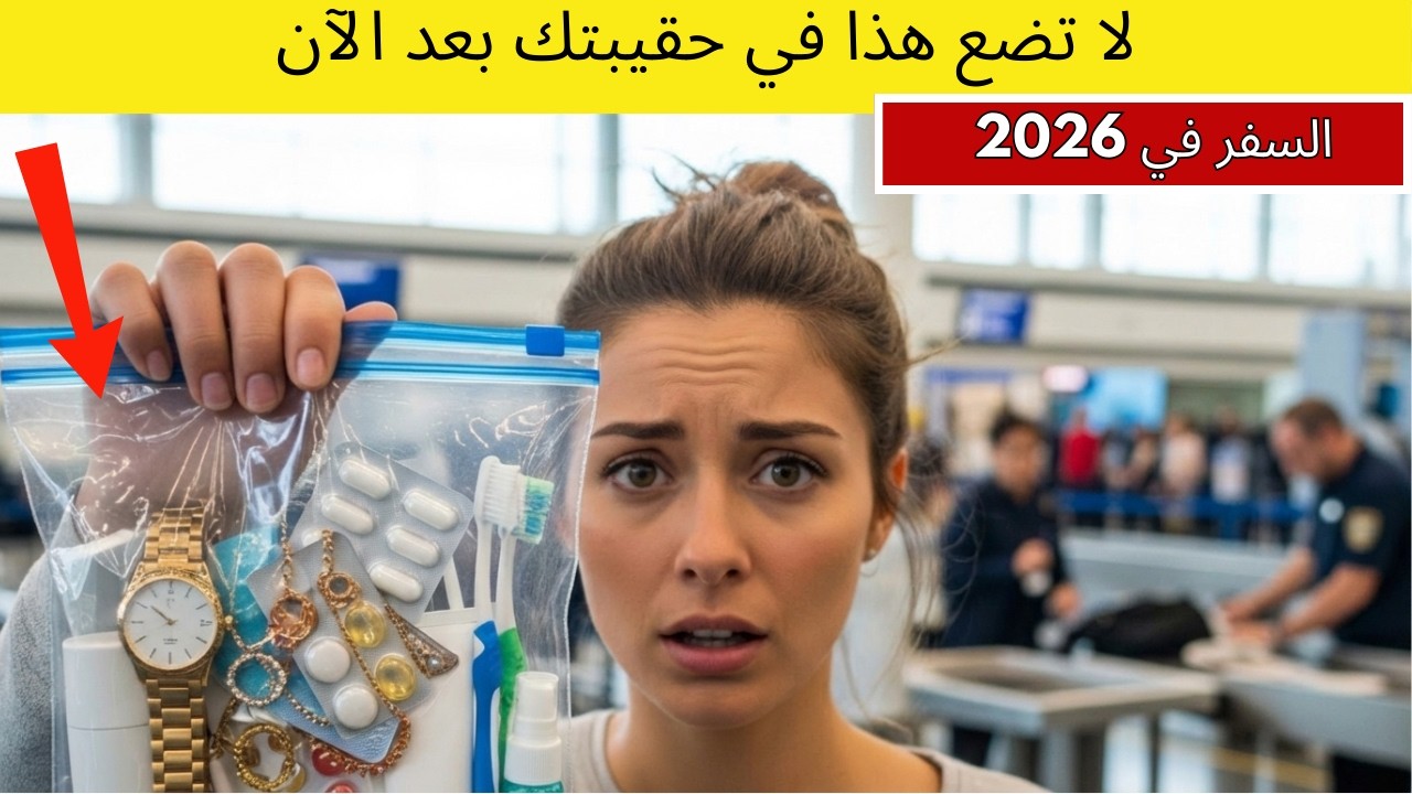توقف عن وضع هذه الأشياء في حقيبتك عام 2026 لتجنب الغرامات في المطار
