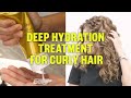 Igk hair  how to deep hydration curly hair w leo izquierdo  offline 3minute hydration mask
