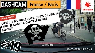 Dashcam France 19 - cyclistes en danger