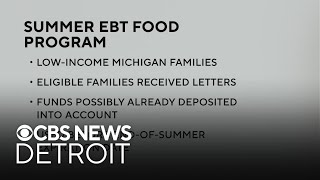 Summer EBT food program available in Michigan