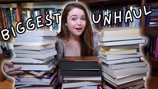 UNHAUL BOOKS WITH ME 🗑️✌🏻 everything must GO