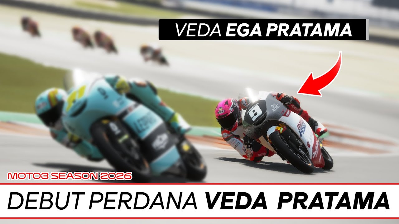 MotoGP™️26❗DEBUT PEDANA VEDA DI MOTO3 2026😍❓LANGSUNG BIKIN BANGGA INDONESIA🔥🏁#ValenciaGP