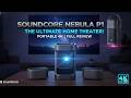 Soundcore Nebula P1 Review | 180" Portable Projector with Detachable Dolby Speakers!