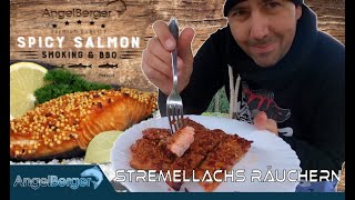 Stremellachs Ruchern Lachsfilet Mit Dem Angel Berger Tischrucherofen  Smoken Mit Dem Rucherofen