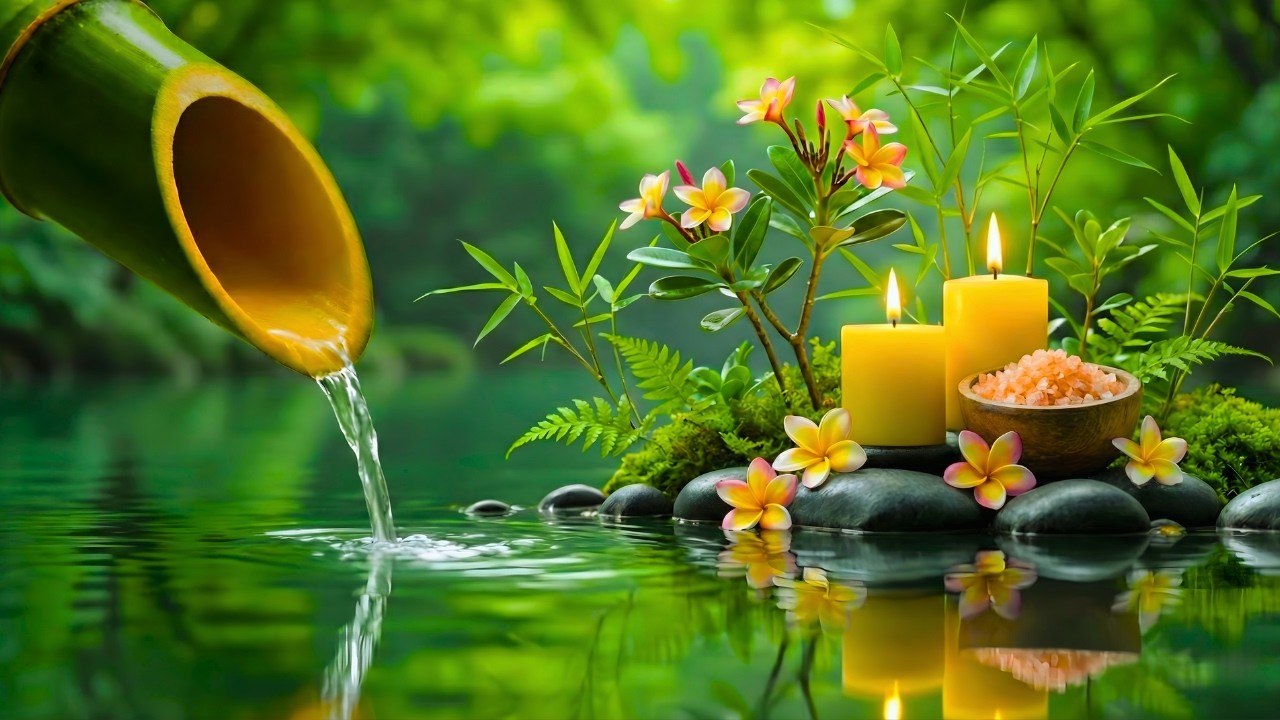 Healing Piano with Soothing Water Sounds 🌿 Insomnia Relief, Calm Anxiety & Deep Sleep