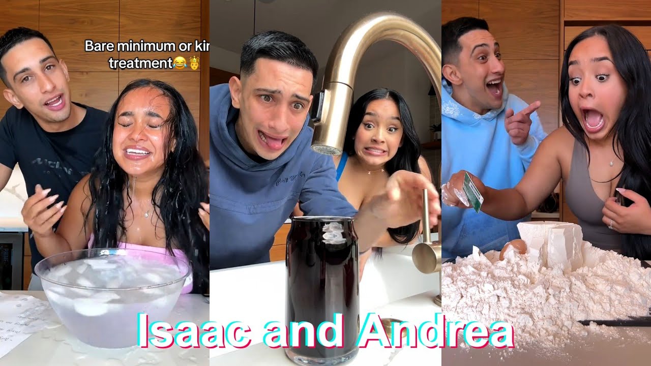 * 1 HOUR * Isaac and Andrea Shorts 2025 Funny Isac & His GF TikTok