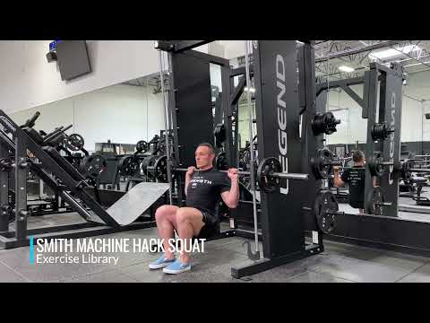 Smith Machine Hack Squat