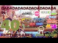 Dadadadadadadadadada in 40 rhythm games