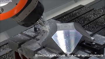 Vision Wide_5-axis machining on CNC double column machine