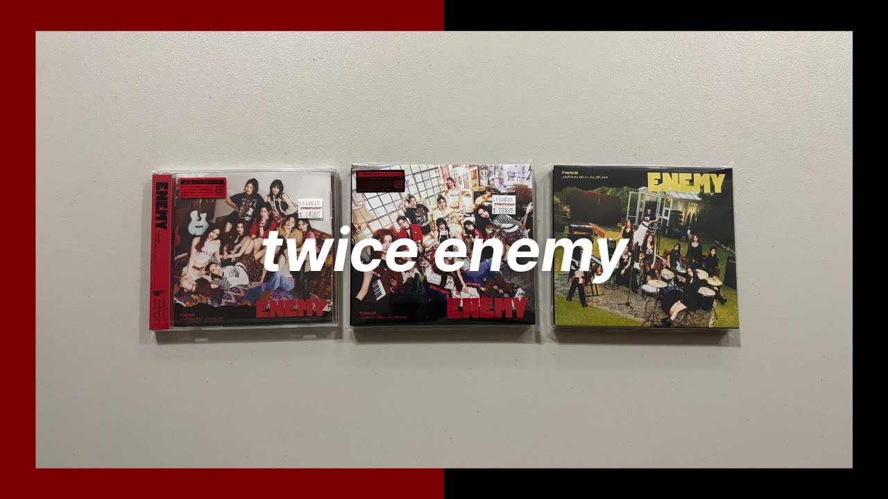 Распаковка альбома TWICE: ENEMY