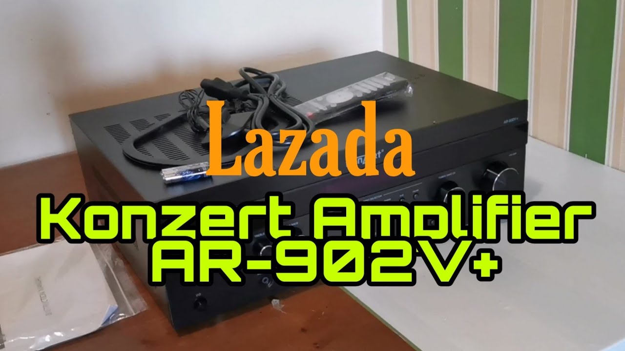 Konzert Amplifier AR902V+ YouTube