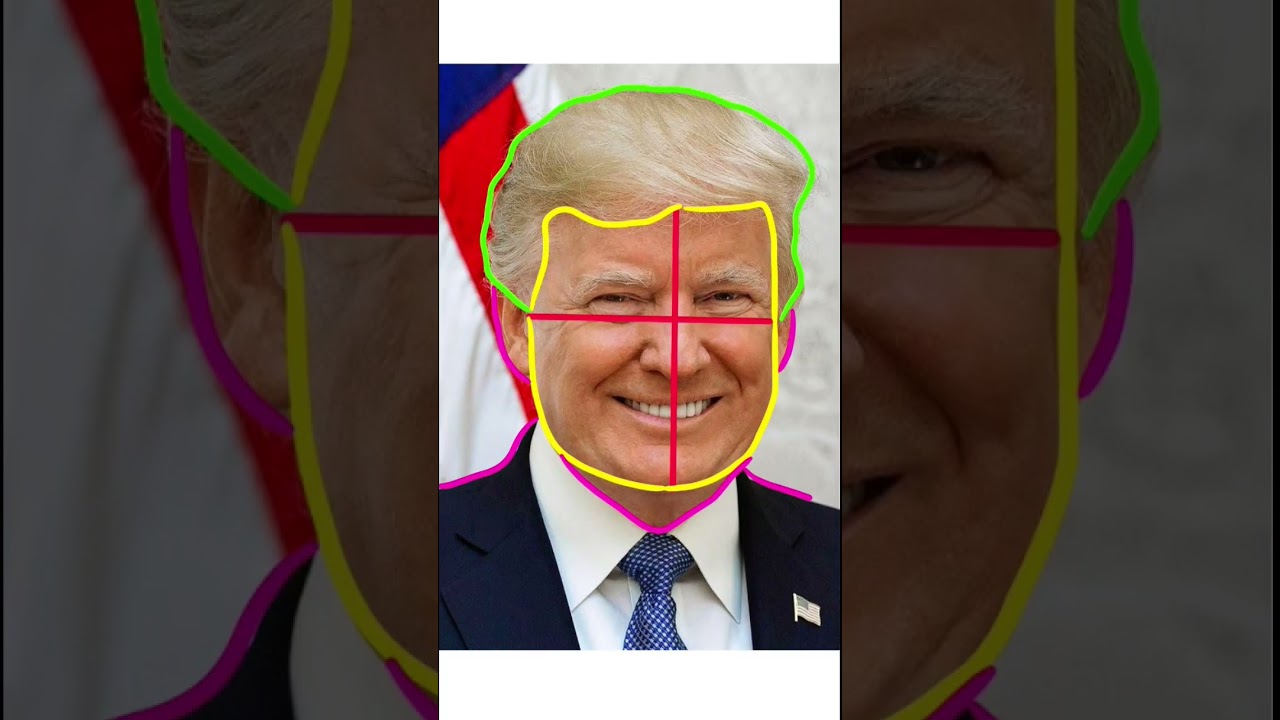 trump easy drawing 