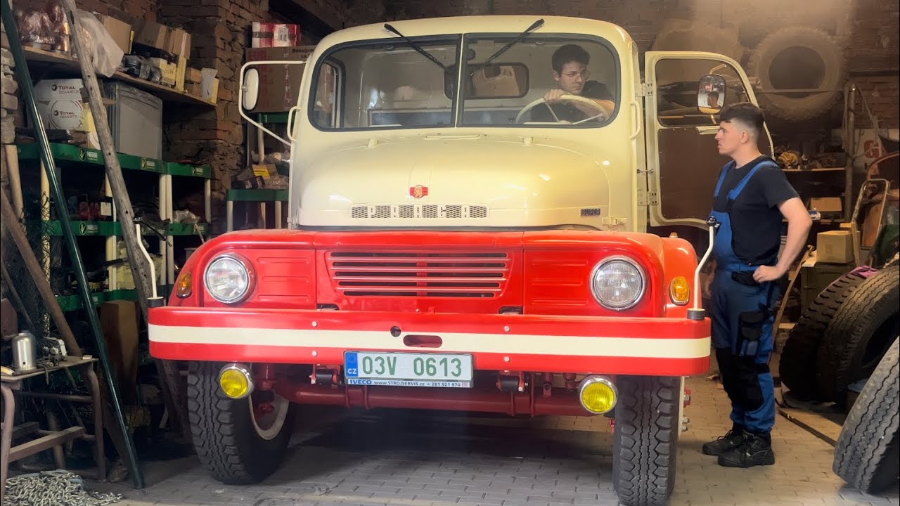 START PRAGA S5T Utáhne Audi A6 3 tunový jeřáb?