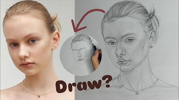 Master Realistic Portrait using Loomis method