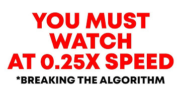 This video breaks the YouTube algorithm!