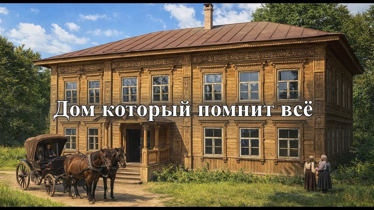 Резной дом прошлого где остановилось время.Красота забвения