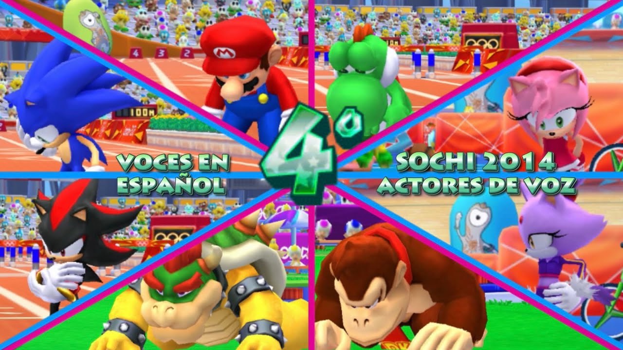Mario & Sonic en los Juegos Olímpicos: London 2012 [3DS] - Animaciones de derrota: Voces en español