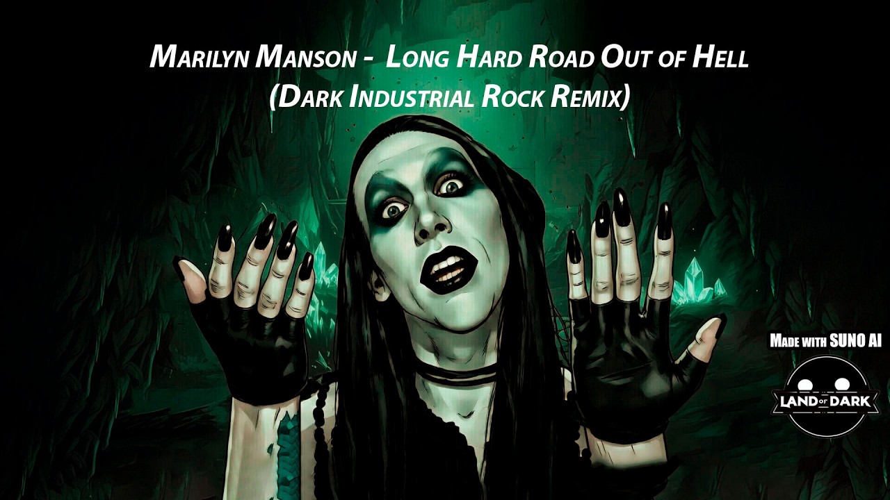 Marilyn Manson -  Long Hard Road Out of Hell  (Dark Industrial Rock Remix)