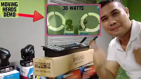 Mini Moving Heads 30 - watts Demo