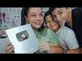 Unboxing da MINHA Placa Prata de 100k do youtube