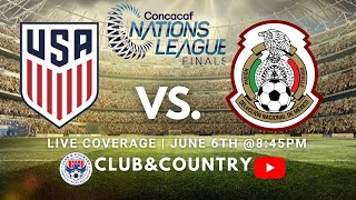 USA vs Mexico Live Watchalong |USMNT Nations League Final