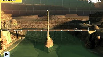 Bridge Constructor : Eastern Mainland * Bridge 4 * ( iPhone, iPod, iPad ) Walkthrough