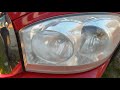 How to clean your yellow Head lights