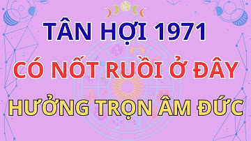 Lộc Trời Ban: Tân Hợi 1971 Có Nốt Ruồi Ở Đây Là Hưởng Trọn Âm Đức, Thọ Tỷ Nam Sơn | Tử Vi An Lạc Tâm