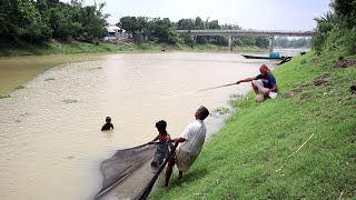 নদীতে জোয়ারের পানিতে মাছ ধরা |  কাচকি মাছ | River Fishing 2021