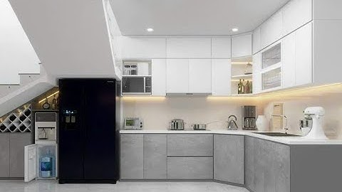 HƯỚNG DẪN VẼ TỦ BẾP CHỮ L CHÉO GÓC KIM CƯƠNG BẰNG SKETCHUP