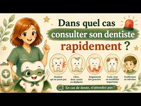 Dans quel cas consulter son dentiste rapidement ?