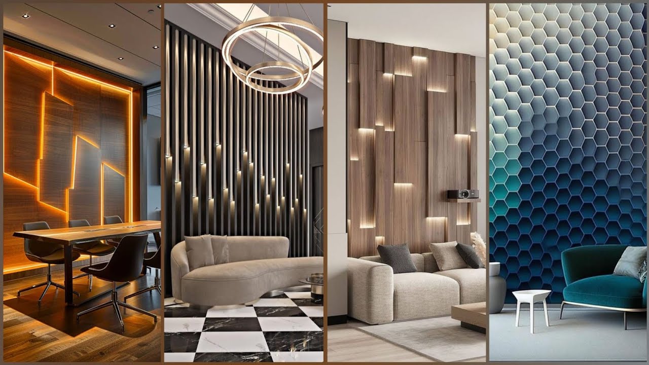Stunning PVC Wall Decorations in Modern Style _ 3D PVC Wall Designs ...