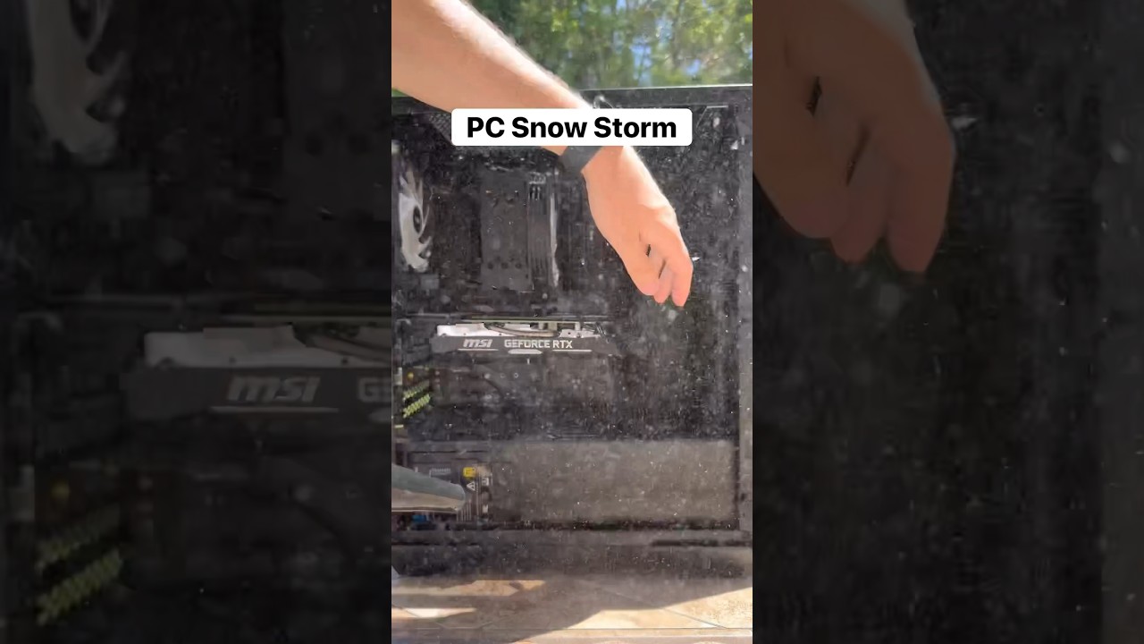 PC Snow Storm! So Much Dust! 