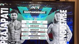 Nepal 🇳🇵 vs India 🇮🇳 MMA fighter Yuki angdembe vs mandeep prajapati MFN18