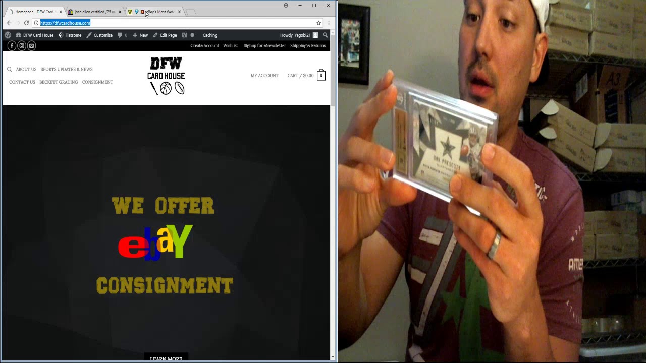 DFWcardshouse Ebay Listings for 8-8-18