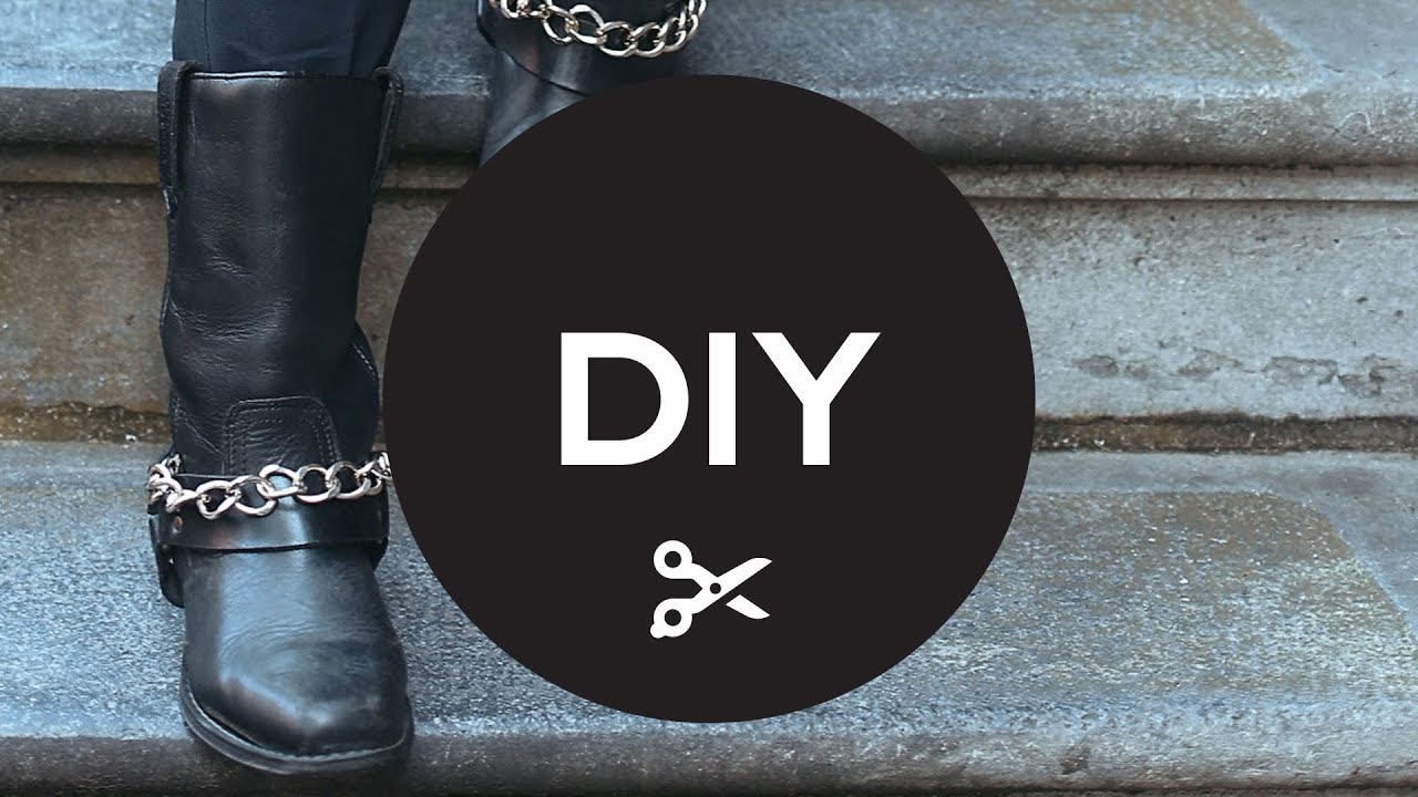 DIY :: Chanel inspired Chain Boots – My Little Secrets