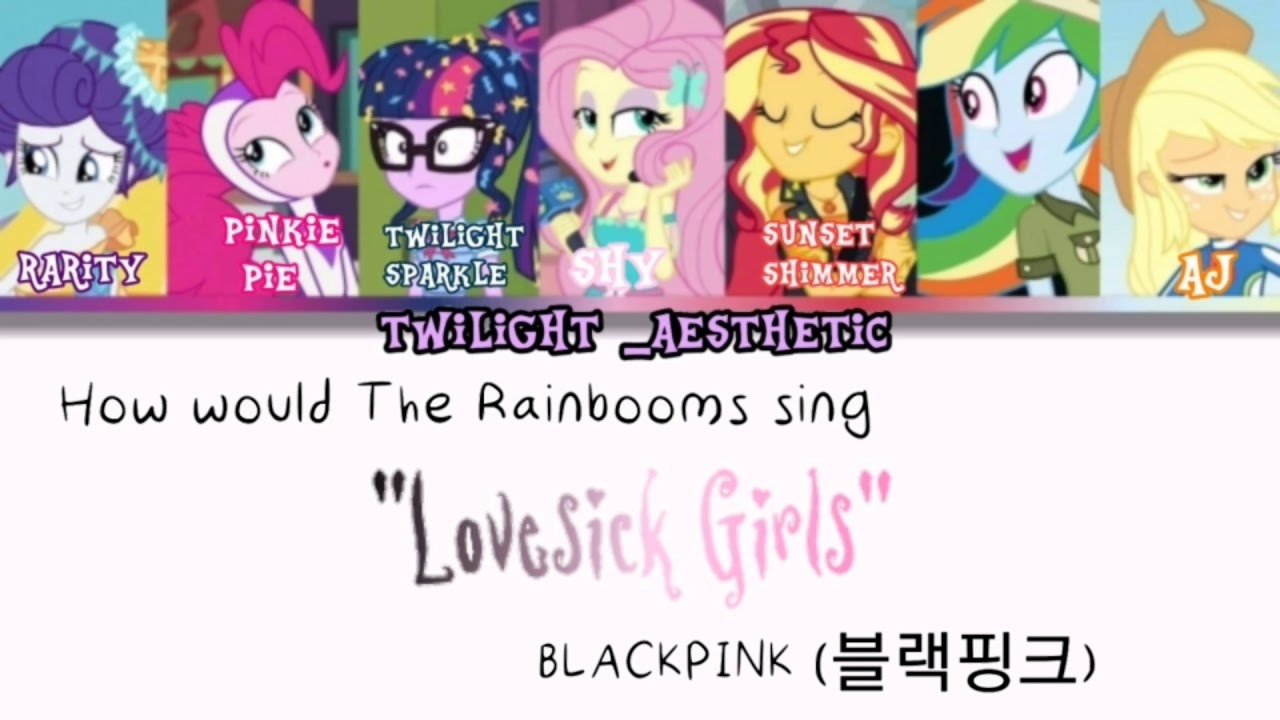 How would the Rainbooms Sing: 