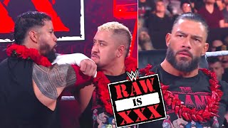 Jey Uso Saves Sami Zayn From The Bloodline - WWE Raw is XXX (Full Segment)