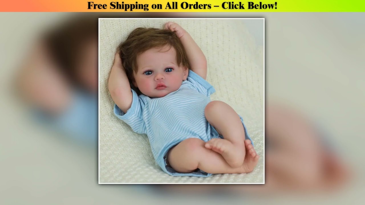 45cm Lifelike Baby Dolls Alive Reborn Babies Like Real Silicone Full Body Boy Realistic Newborn