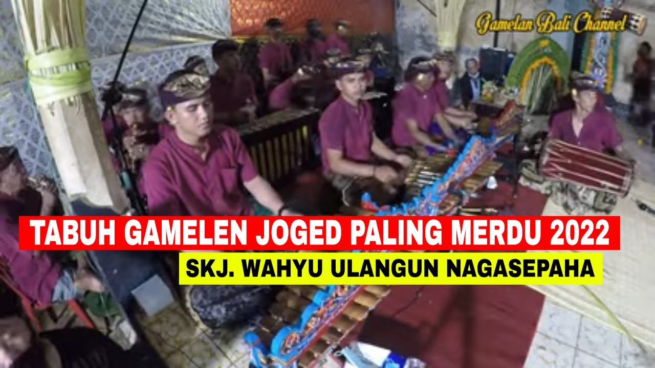 tabuh gamelan joged bumbung versi SKJ wahyu Ulangun Nagasepaha #gopro #gamelanbali