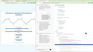 Creating a Synthetic PPG Waveform Visualizer with JavaScript | PulseViz Demo & Code Review