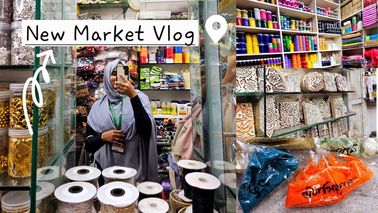 New Market Vlog || Block-Batik-Surface || BUFT || Sadiya Mimi -