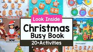 The Ultimate Christmas Busy Book For Preschoolers - With 20+ Fun Activities To Keep Kids Busy