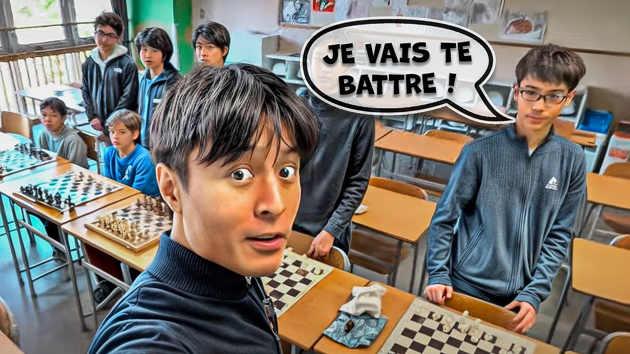 J’affronte des ENFANTS JAPONAIS aux ÉCHECS à TOKYO !!