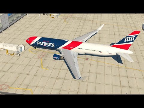 X Plane 11 Flying The New England Patriots Mexico City