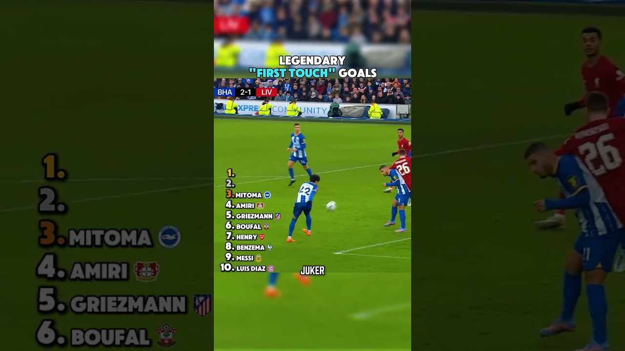 LEGENDARY FIRST TOUCH GOALS 💫