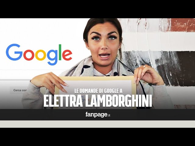 Elettra Lamborghini, Pem Pem, Mala, Sfera Ebbasta: la cantante risponde alle domande di Google class=